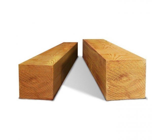 Брус обрезной из лиственницы 100х100х6000